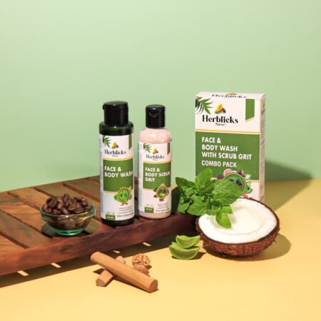 Neem Face & Body Wash with Coffee Scrub