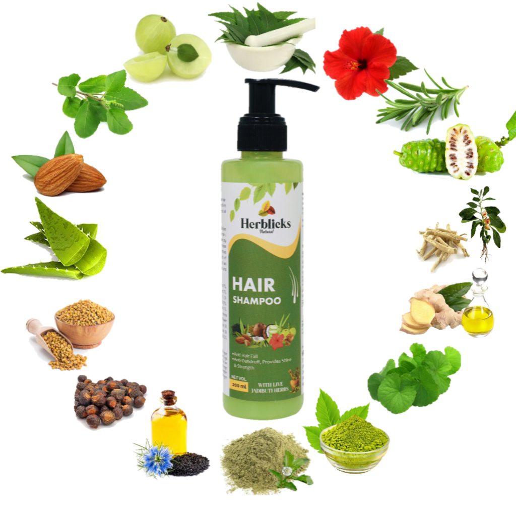 Herblicks Shampoo Do not take tension, After that when you apply herblicks shampoo on your hair, the hair will become silk & fine and improves the condition of hair,prevents protein loss,hydrates and increases shine,strengthens hair and minimizes breakage,repairs the hair. (use it daily also if you can)